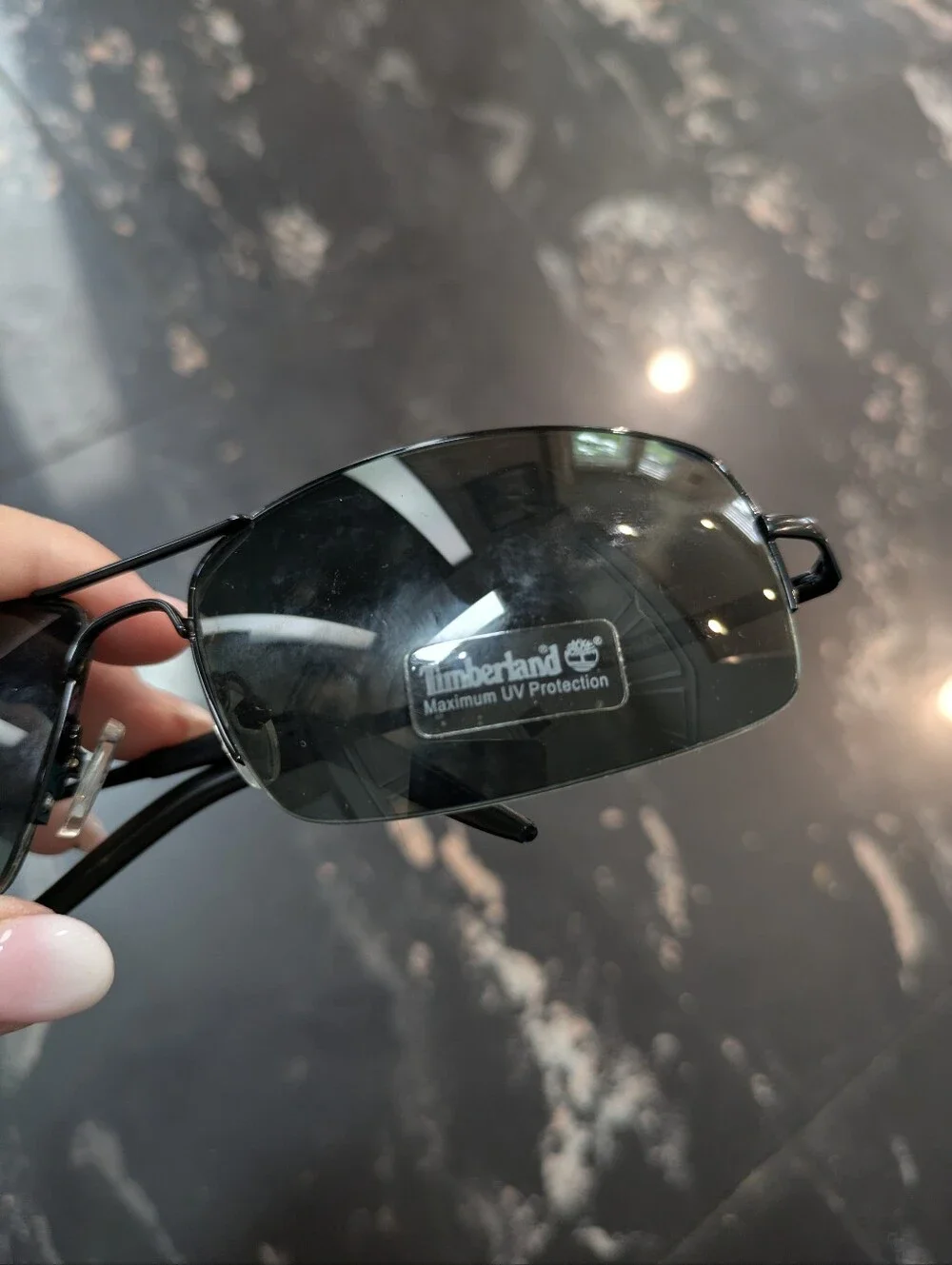 Timberland Half-Tim Black Sunglasses